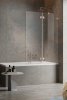 Radaway Essenza Pro Brushed Copper Pnd II parawan nawannowy 120cm prawy szczotkowana miedź 10102120-93-01R